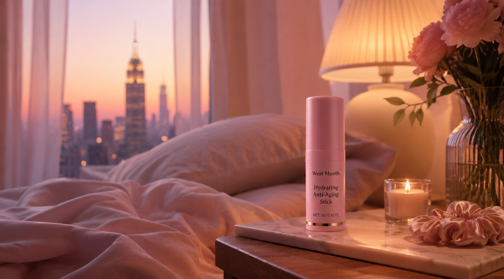 Cozy self-care evening routine